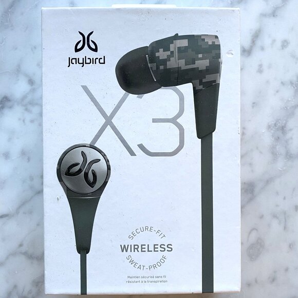 NWT Jaybird X3 Secure Fit Wireless Sweat-Proof Headphones - Picture 1 of 4